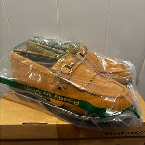 Limited Edition Dr. Martens Tan Leather Loafers